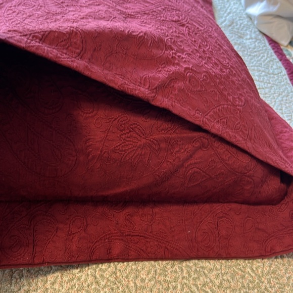 2 Cuddledown Quality Brand Pillow Shams 100% Cotton Luxurious Style Quality EUC - Picture 5 of 14